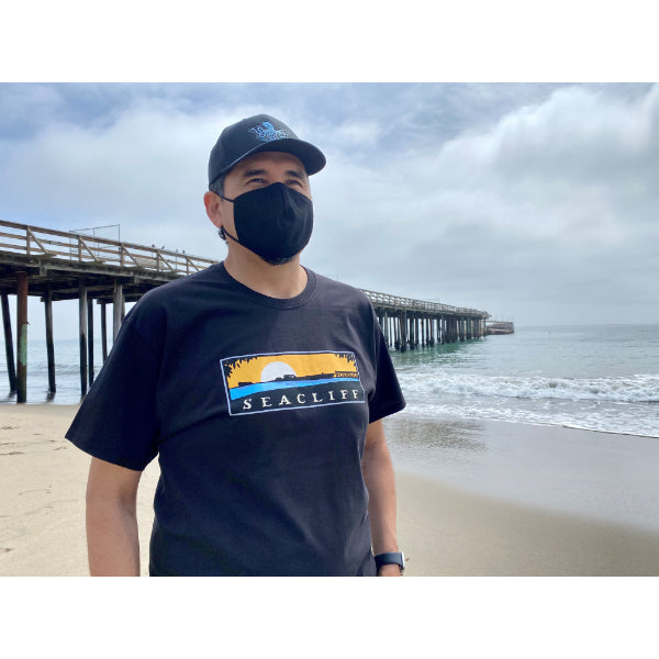 Seacliff T-Shirt - Black, Unisex