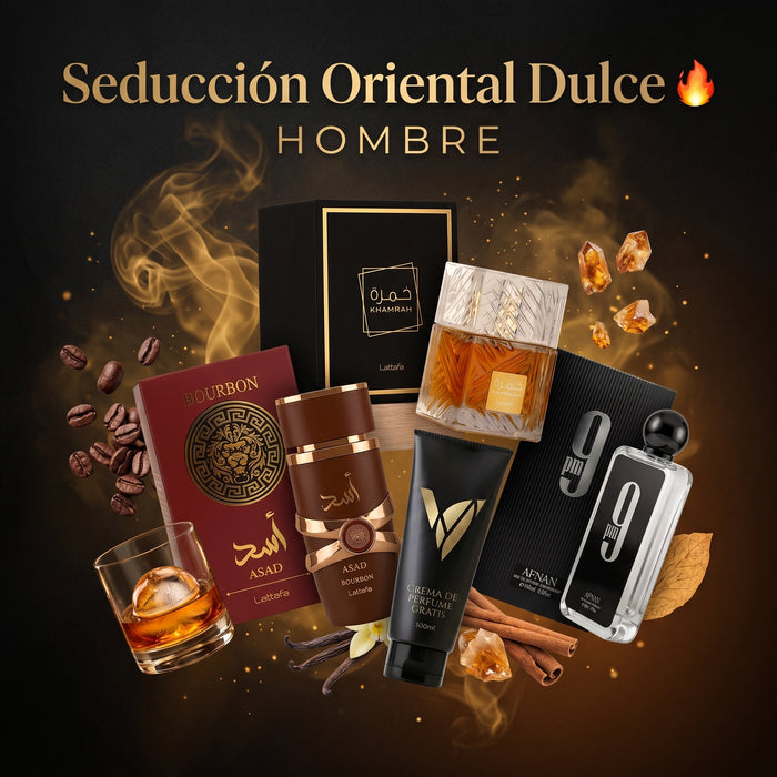 Seducción Oriental: Khamrah + 9pm Afnan + Asad Bourbon