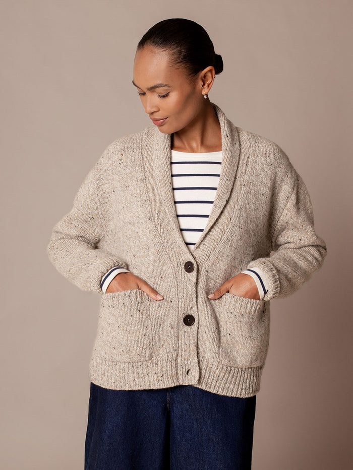 Shawl Collar Cardigan