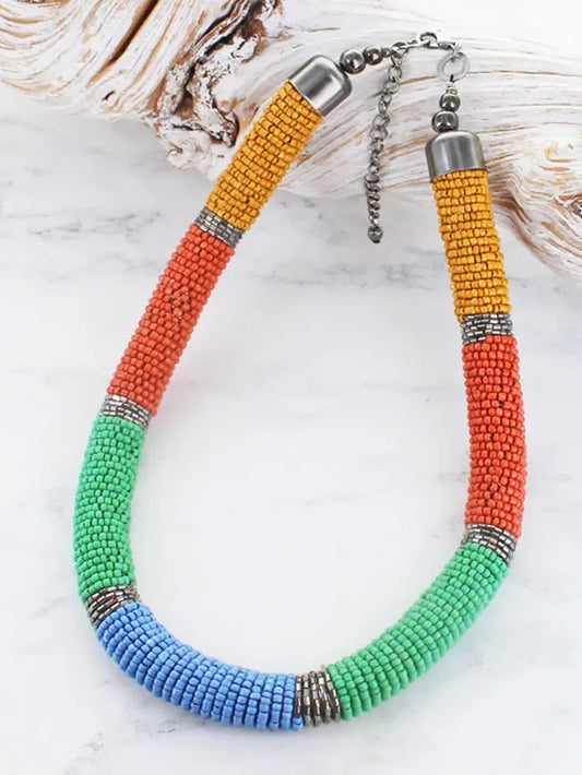 Short Beaded Necklace