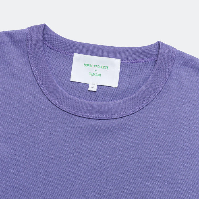 Simon Heavy T-Shirt x UP THERE - Purple Veronica