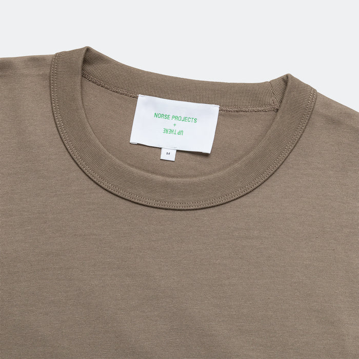 Simon Heavy T-Shirt x UP THERE - Walnut