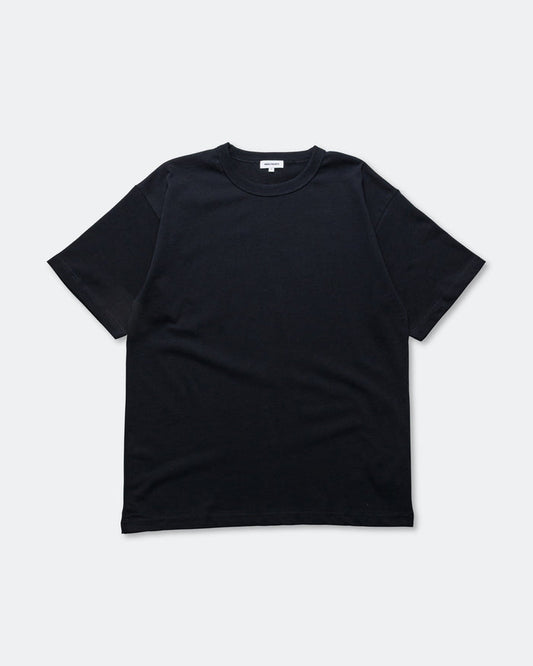 Simon Organic Arch Print T-Shirt - Dark Navy