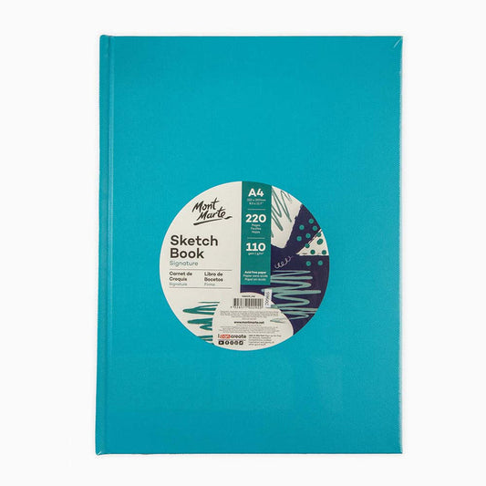 Sketch Book Signature A4 220 Pages 110gsm - Blue