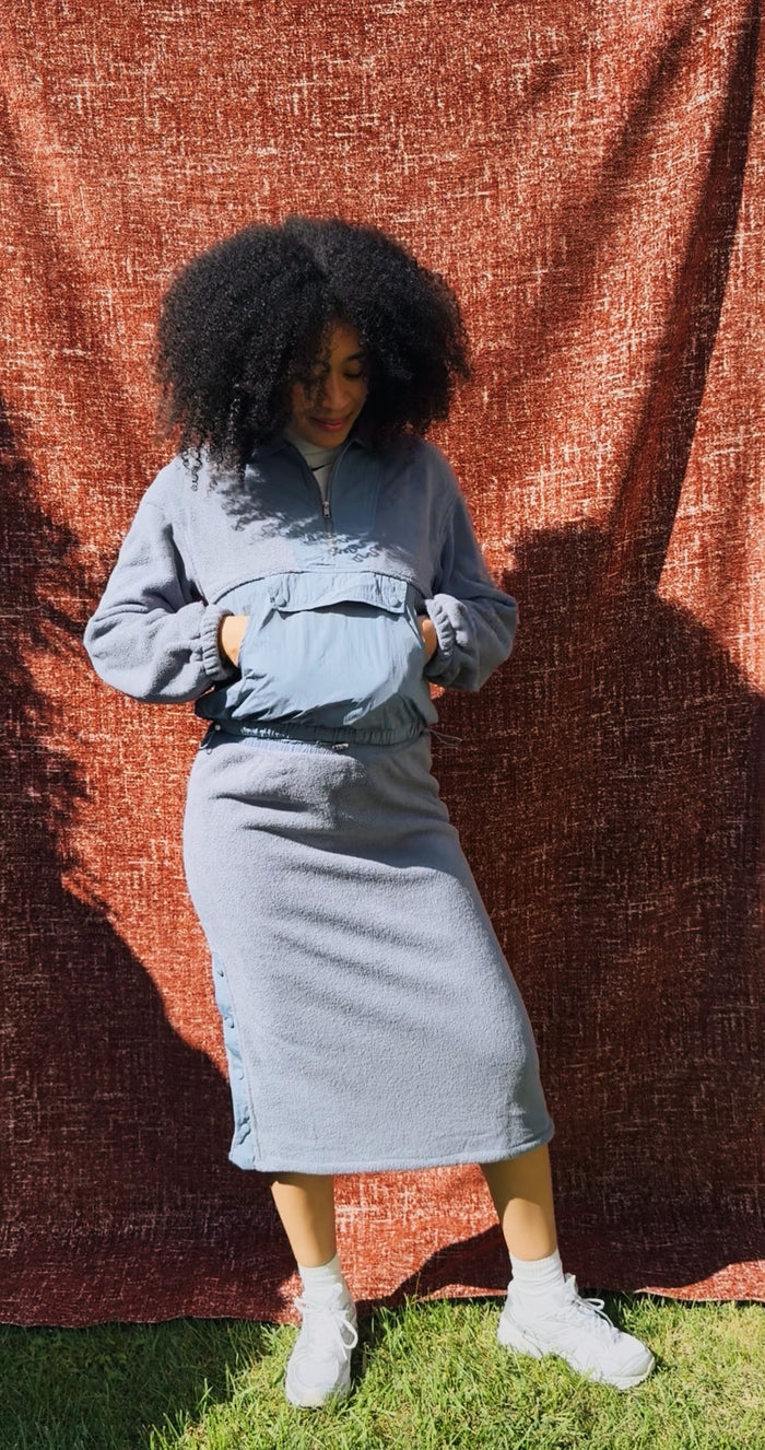 ‘Slate Blue’ Active Skirt Set