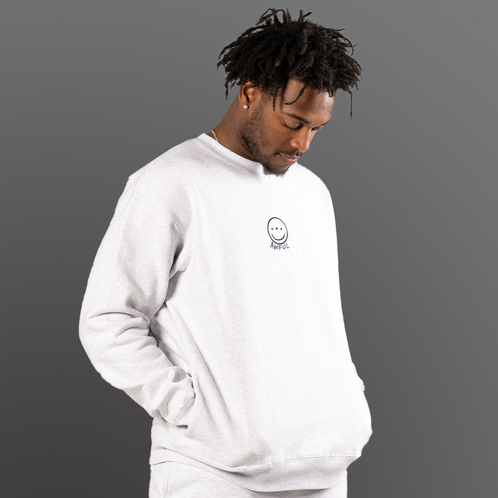 Smiley Steel Grey Crew