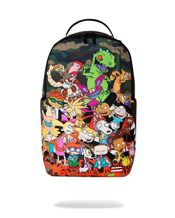 Sprayground - 90's Nick Camo With Graffiti Backpack