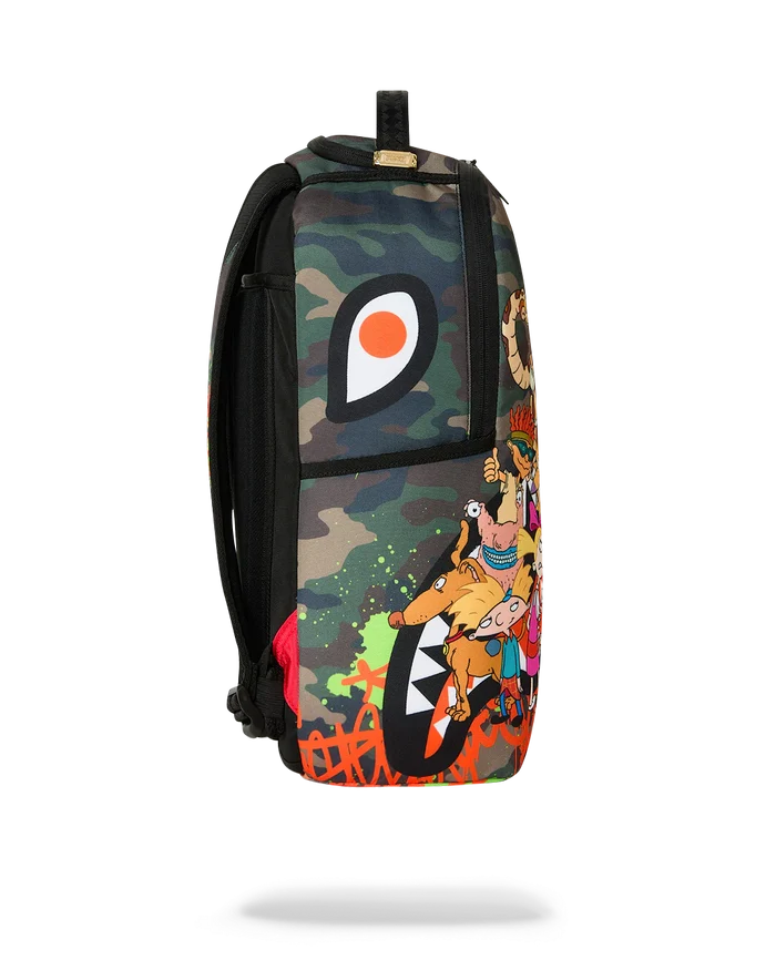 Sprayground - 90's Nick Camo With Graffiti Backpack
