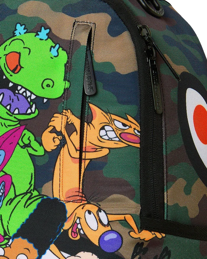 Sprayground - 90's Nick Camo With Graffiti Backpack