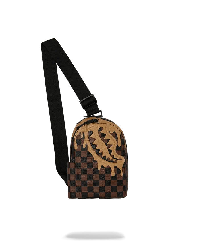 Sprayground - Designer Drip Effect Backpack Sling