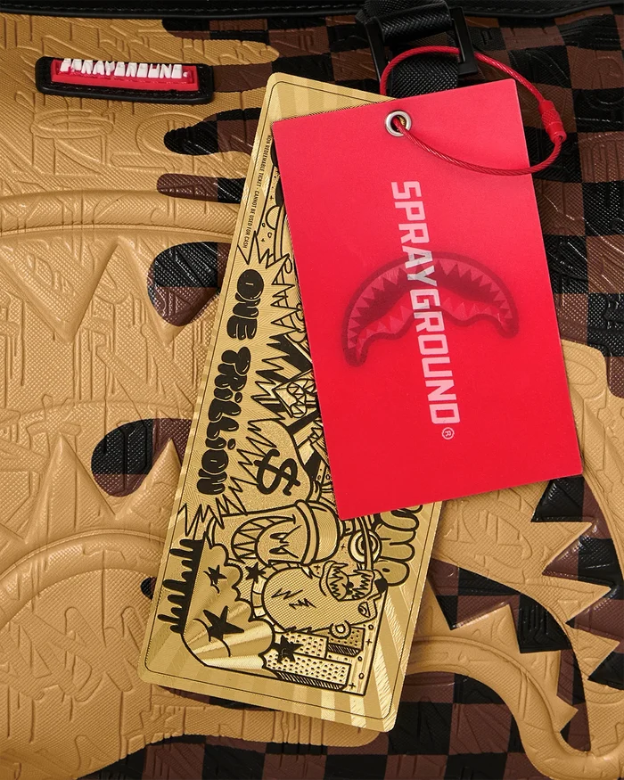Sprayground - Designer Drip Effect Mini Duffle