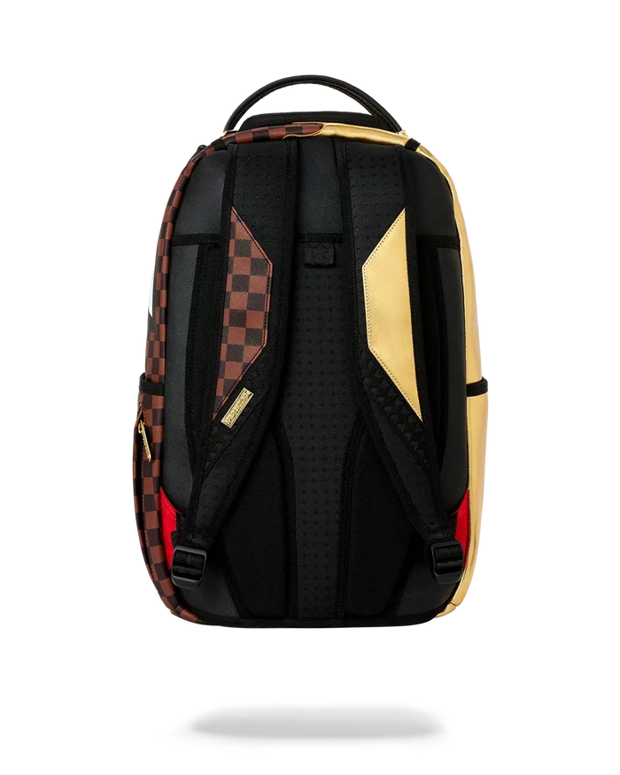 Sprayground - Sharks In Paris Gold Drip DLXSV Backpack