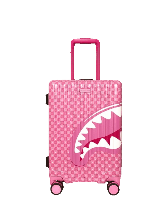 Sprayground - Shinobi Sharks In Paris Pink Carry On Luggage