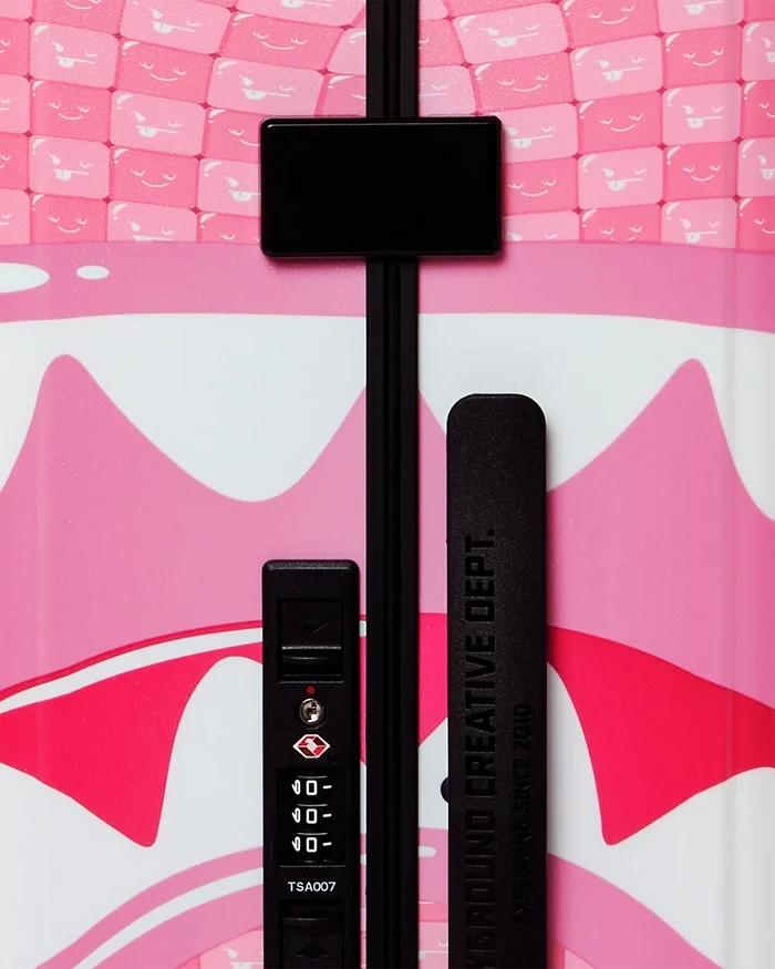 Sprayground - Shinobi Sharks In Paris Pink Carry On Luggage