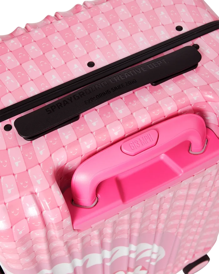 Sprayground - Shinobi Sharks In Paris Pink Carry On Luggage