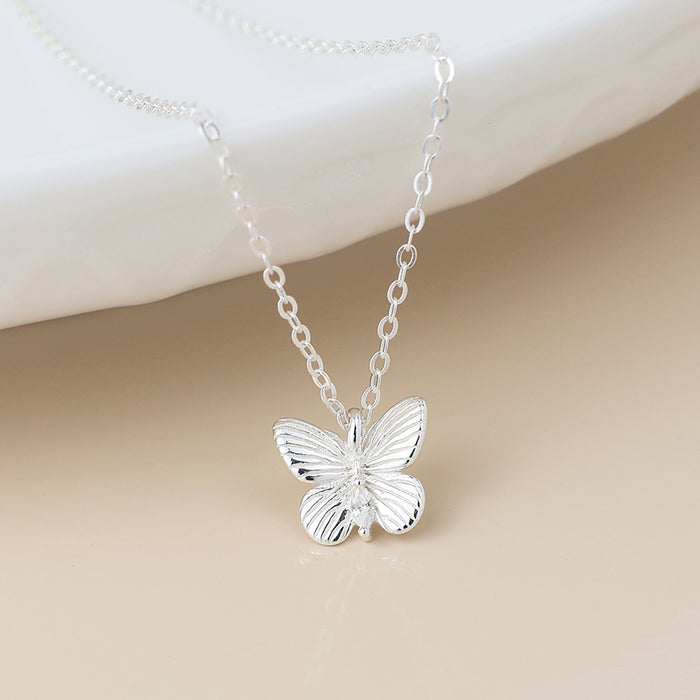 Sterling Silver Butterfly Necklace