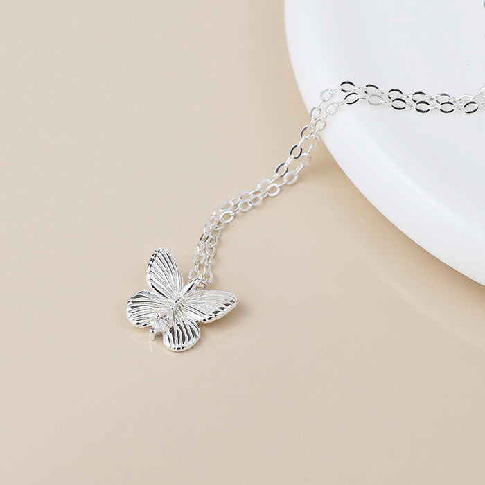 Sterling Silver Butterfly Necklace