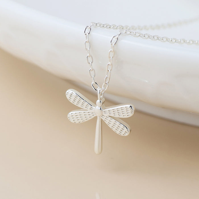 Sterling Silver Dragonfly Necklace