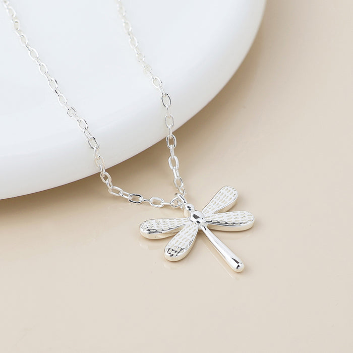 Sterling Silver Dragonfly Necklace