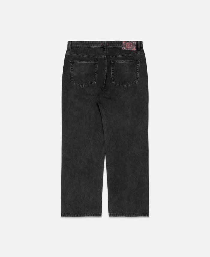 Straight Leg Jeans (Black)