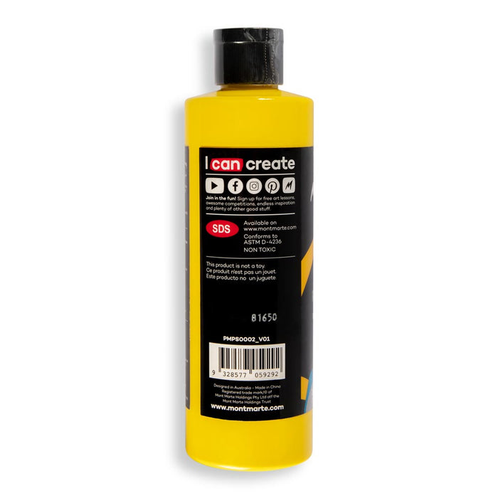 SuperCell Pouring Paint Premium 240ml - Bright Yellow
