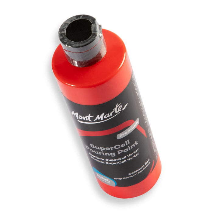 SuperCell Pouring Paint Premium 240ml -  Cadmium Red