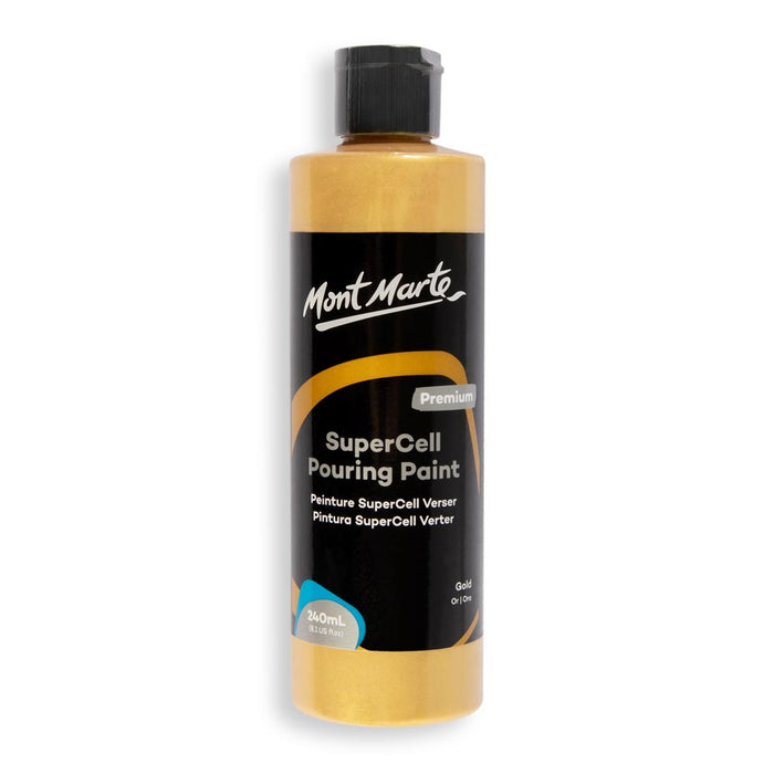 SuperCell Pouring Paint Premium 240ml - Gold