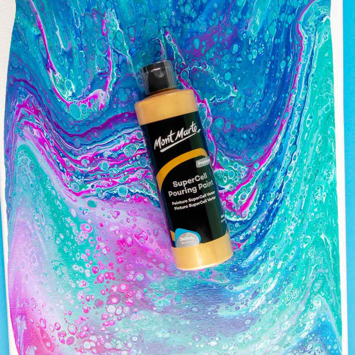 SuperCell Pouring Paint Premium 240ml - Gold