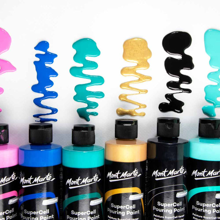 SuperCell Pouring Paint Premium 240ml - Gold
