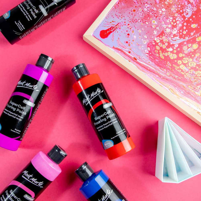 SuperCell Pouring Paint Premium 240ml - Hot Pink