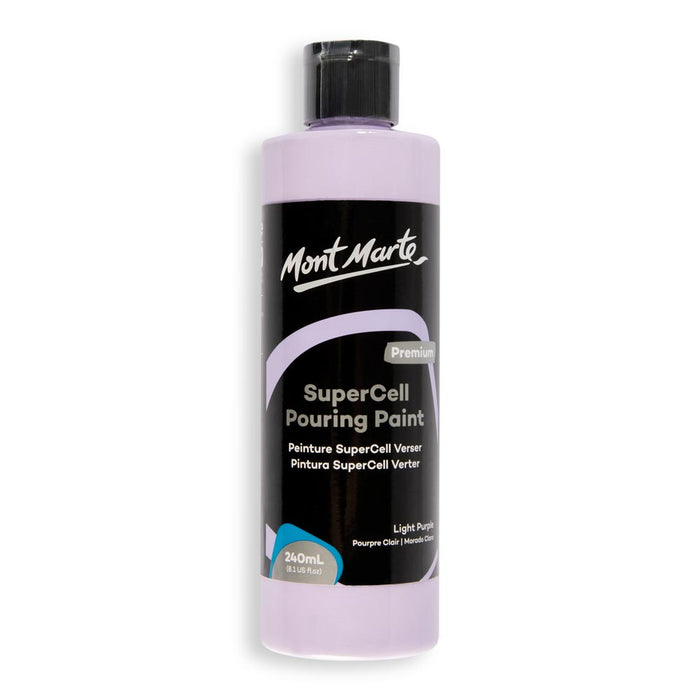 SuperCell Pouring Paint Premium 240ml - Light Purple