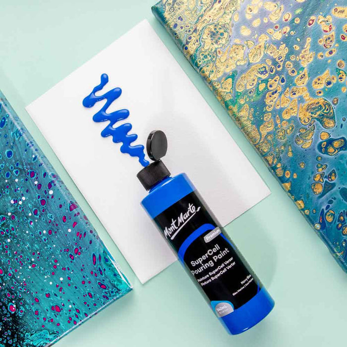 SuperCell Pouring Paint Premium 240ml - Navy Blue