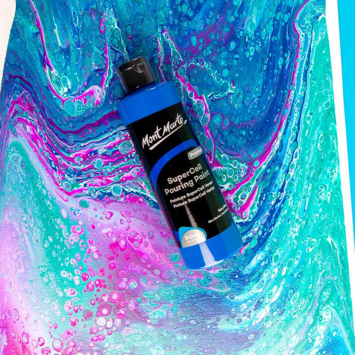 SuperCell Pouring Paint Premium 240ml - Navy Blue
