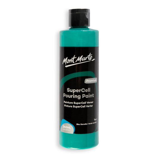 SuperCell Pouring Paint Premium 240ml - Teal