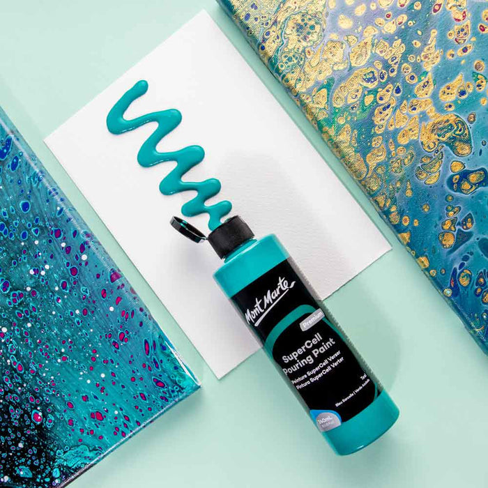 SuperCell Pouring Paint Premium 240ml - Teal