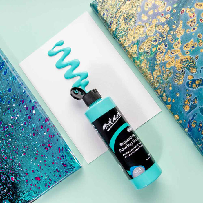 SuperCell Pouring Paint Premium 240ml - Turquoise