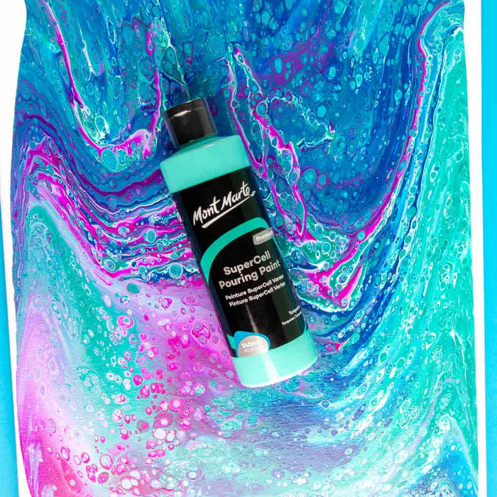 SuperCell Pouring Paint Premium 240ml - Turquoise