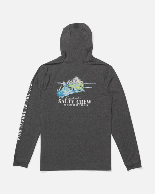 Surface Hood Sunshirt - Charcoal Heather