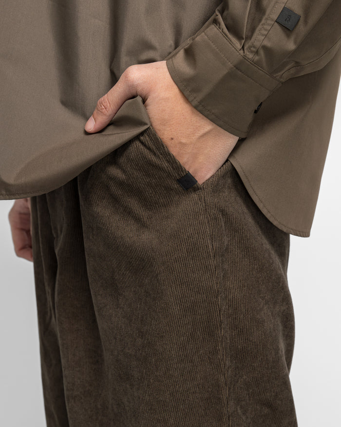 Tech Easy Trouser - Corduroy Brown Khaki