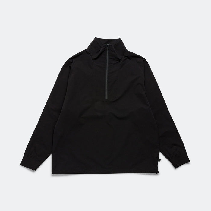Tech Half-Zip Stand Jacket - Black