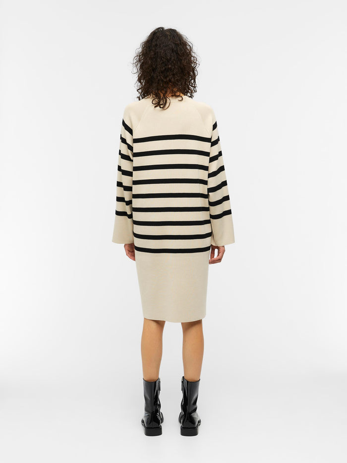 TERRY JUMPER DRESS (SANDSHELL/BLACK)