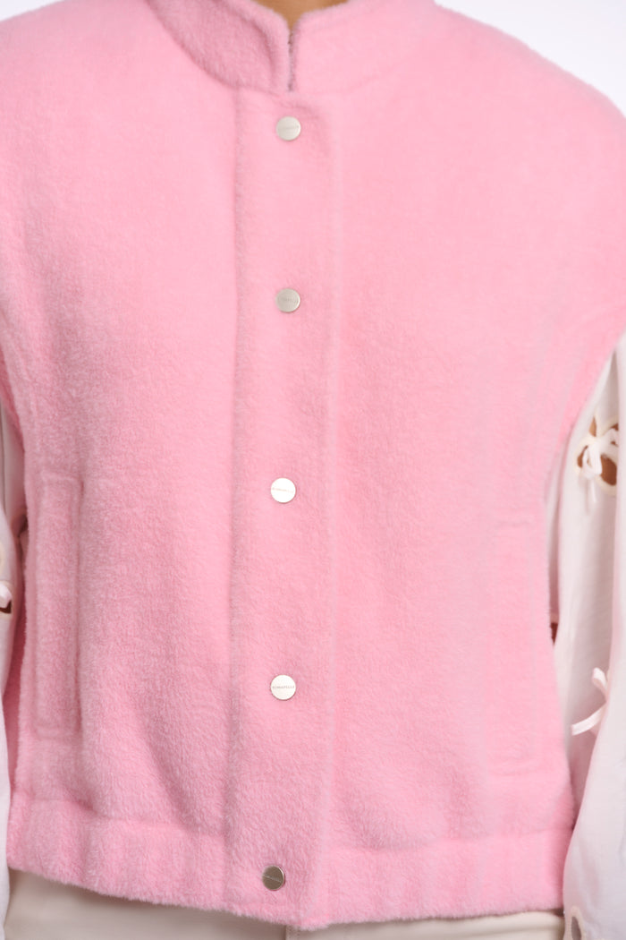 Teuntje Boxy Waistcoat Cotton Candy