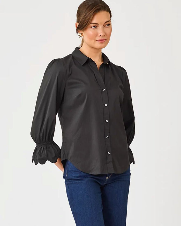 Lilly Pulitzer - The Ricrac Lilly Shirt - Noir