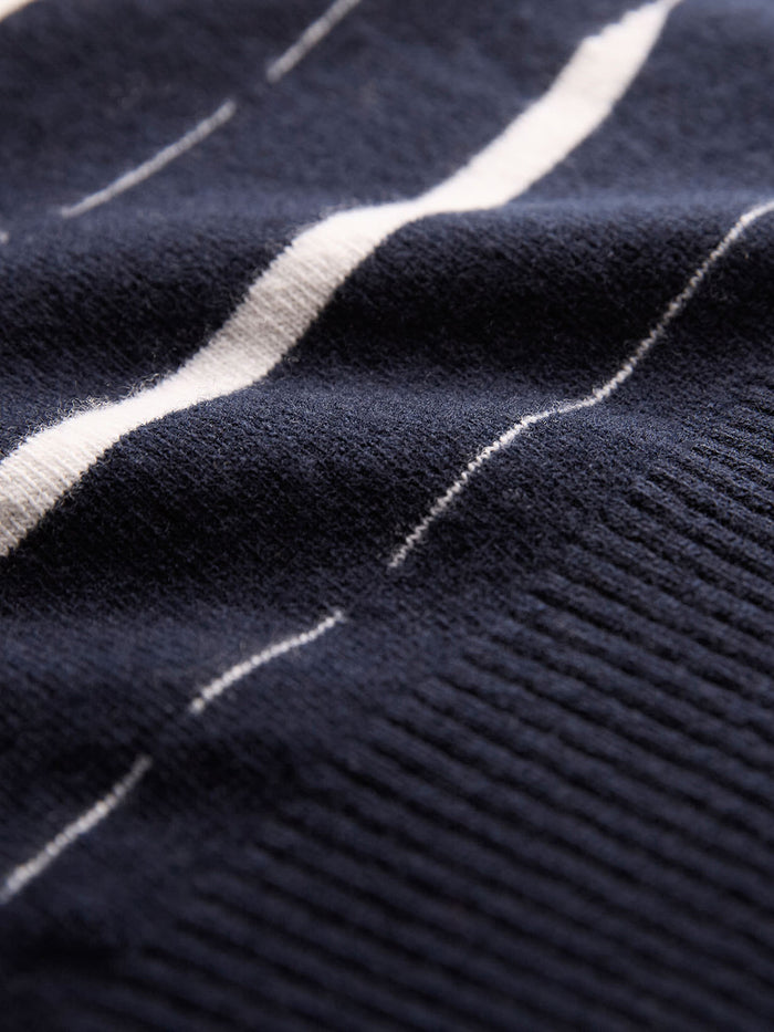 Tide Stripe Boat Neck Jumper
