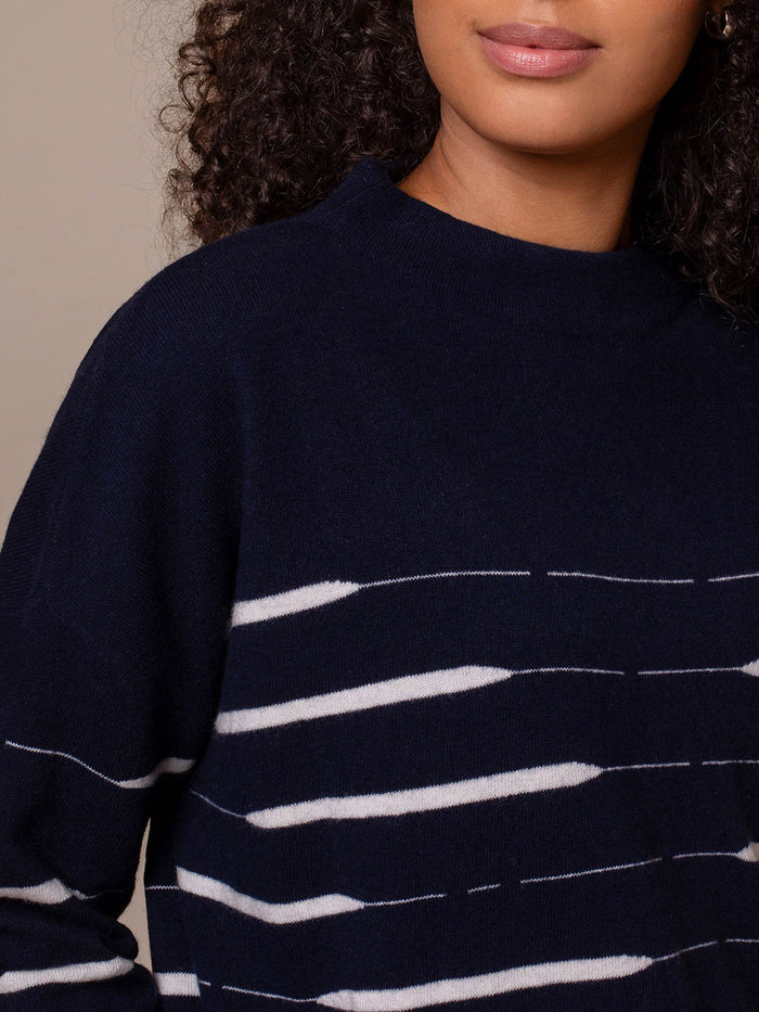 Tide Stripe Boat Neck Jumper