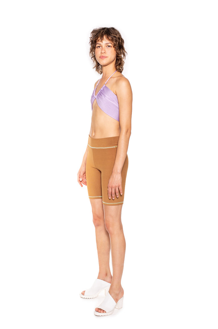 Tied Bikini Top Jacaranda