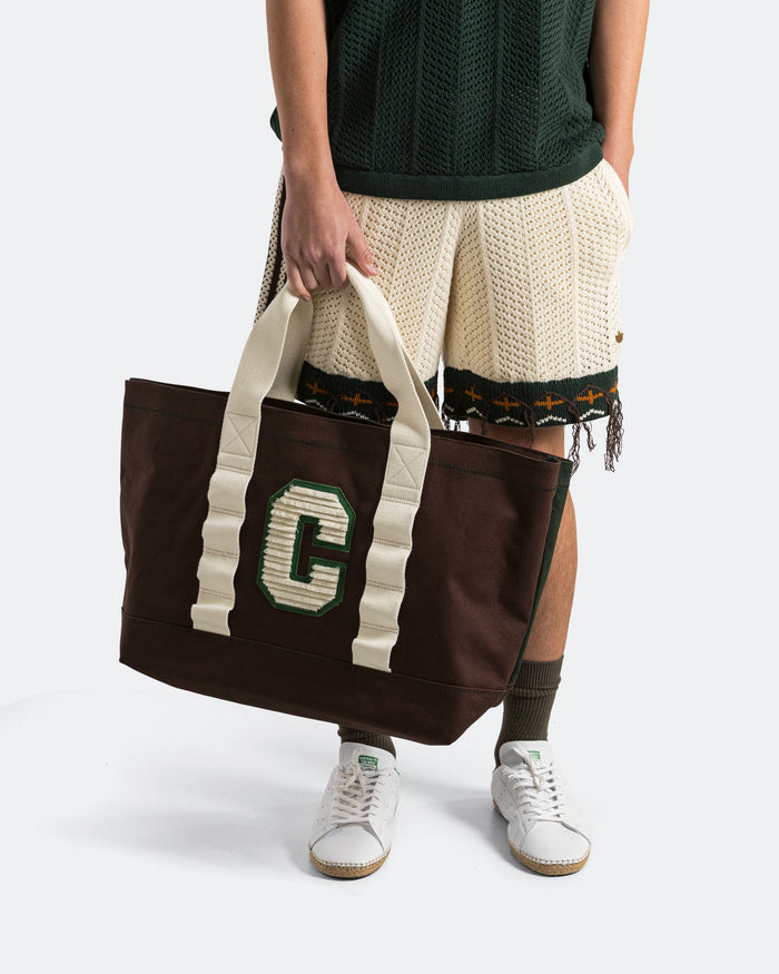 Tote Bag by Edison Chen x CLOT - Granite/Dark Brown