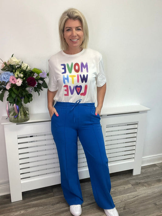 TUFA HIGHWAISTED TROUSERS (BLUE)