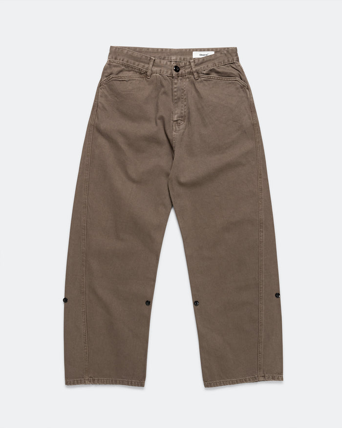 Twisted Cambia Denim Pant - Taupe