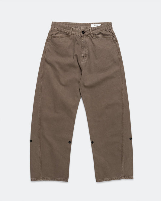 Twisted Cambia Denim Pant - Taupe